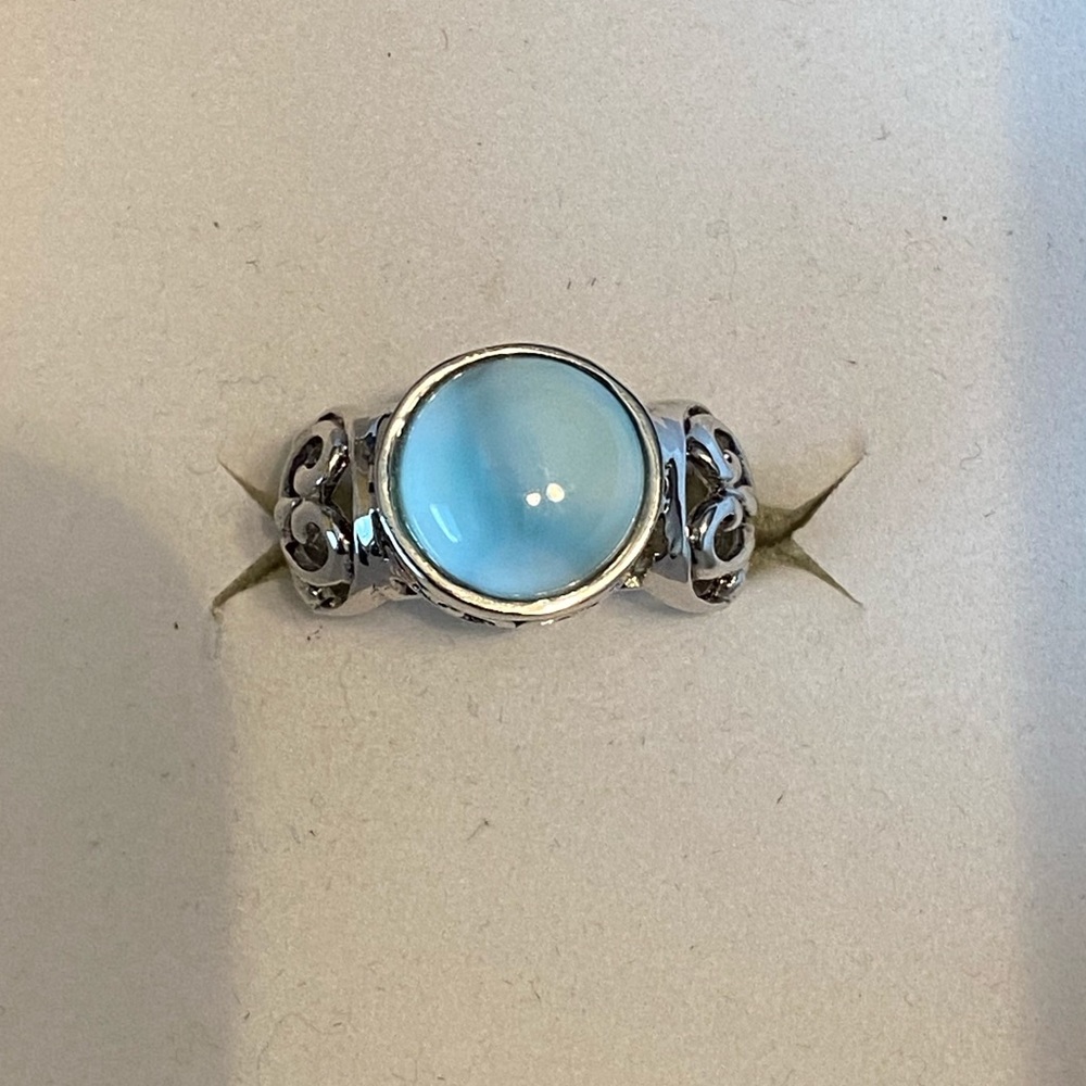 NWOT LARIMAR STERLING RING - Picture 9 of 13
